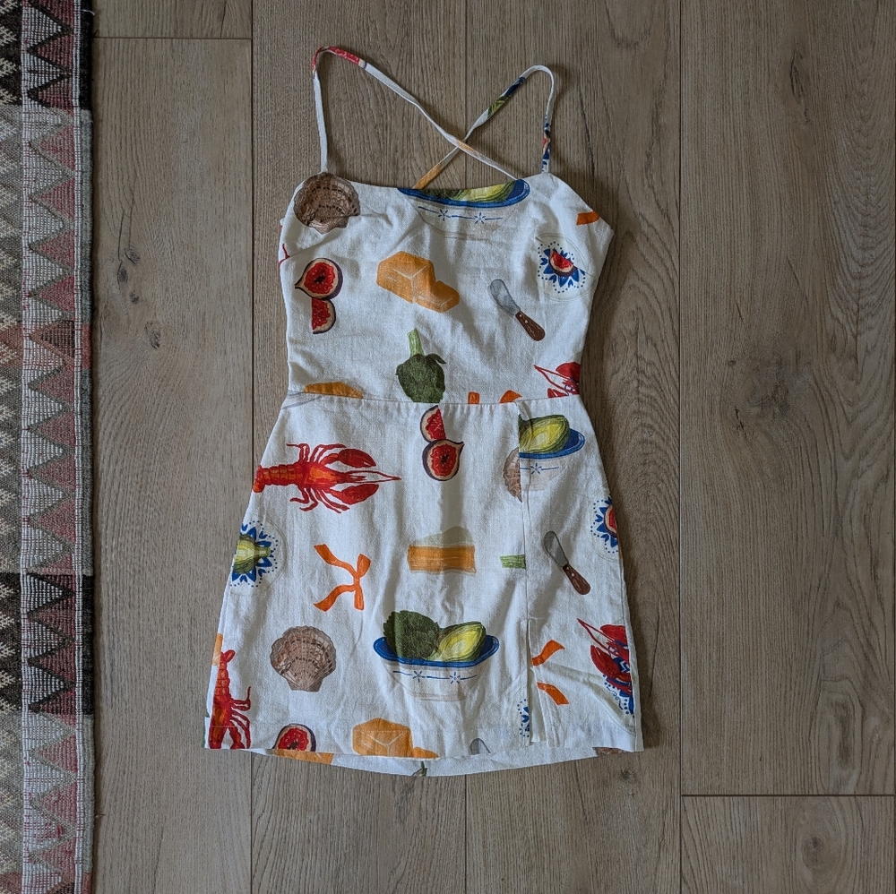 Baccio Bon Appetite Mini Dress NWT